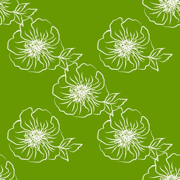 Floral seamless background — Stock Vector