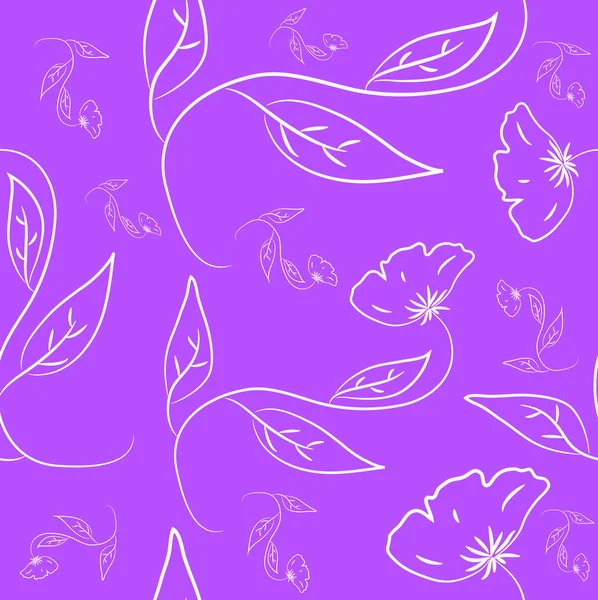 Fondo floral sin costuras — Archivo Imágenes Vectoriales