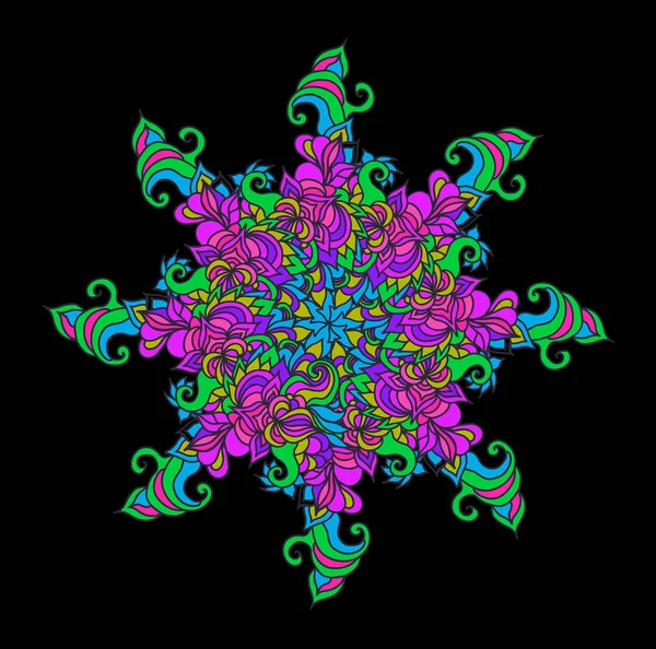Mandala colorido abstracto — Archivo Imágenes Vectoriales