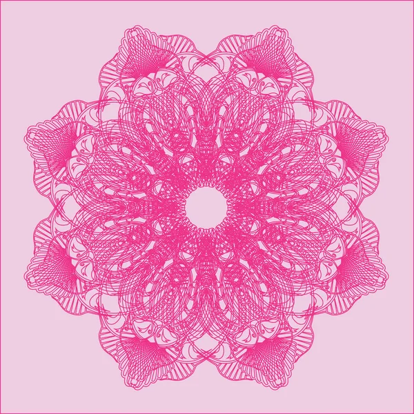 Kleurrijke kaart met mandala. — Stockvector