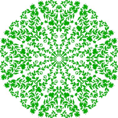 Renkli soyut mandala