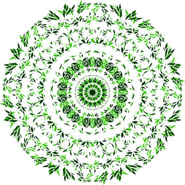 Renkli soyut mandala