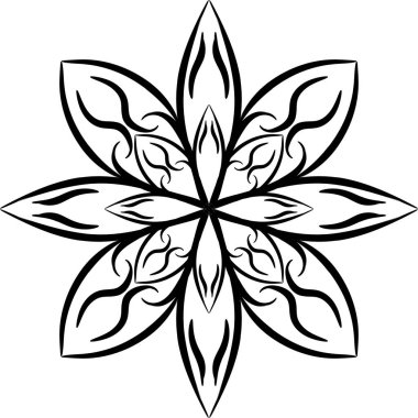 soyut tasarım öğesi.