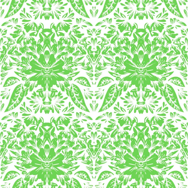 Fondo floral sin costuras — Vector de stock