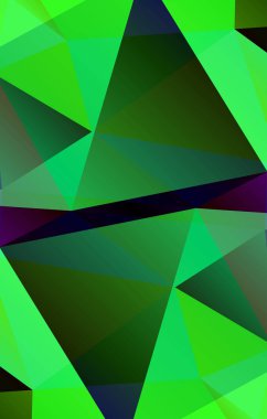 Üçgen çokgenlerin soyut geometrik arka planı. Web, iş şablonu, broşür, kart, poster, afiş tasarımı için Retro mozaik üçgen parlak trend deseni.