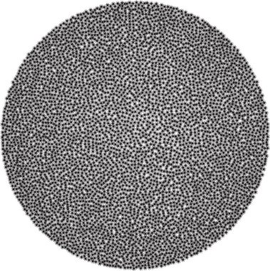 Noktalı daire arkaplan, soyut desen. Radikal grafik ögesi