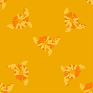 Çiçekli, soyut, pürüzsüz desen. Dekoratif bir geçmiş. Tekstil, kumaş, kapak, ağ tasarımı için renkli doku