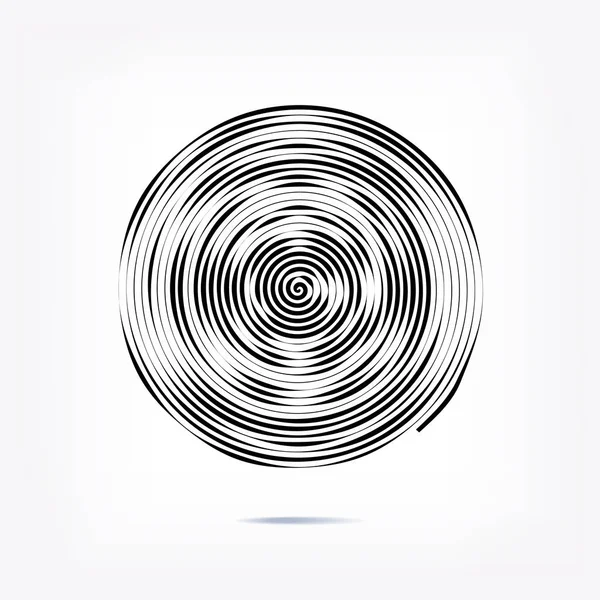 Çizgili daire arkaplan, soyut desen. Radikal grafik ögesi.