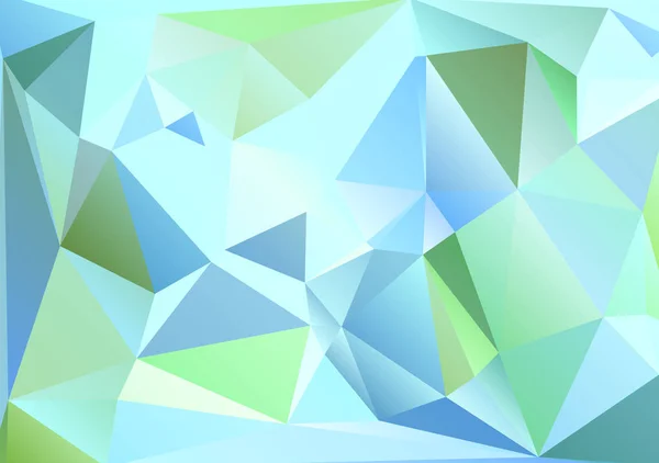 三角形多角形の幾何学的背景。レトロモザイク三角形ウェブ、ビジネステンプレート、パンフレット、カード、ポスター、バナーデザインのための明るいトレンディーなパターン. — ストックベクタ