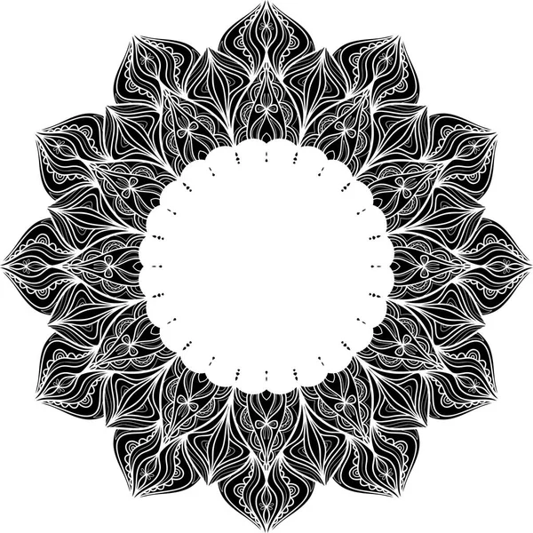 Abstracte doodle frame — Stockvector