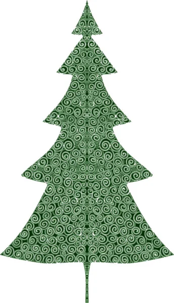 Ilustração árvore de Natal —  Vetores de Stock