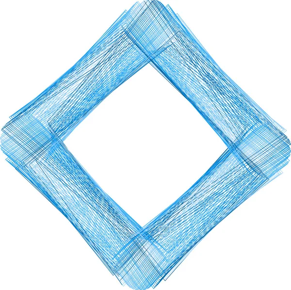 Abstract blue frame — Stok Vektör