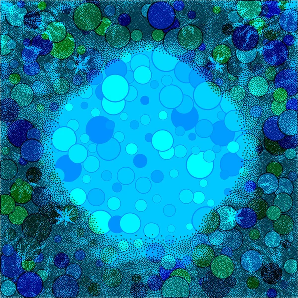 Creatieve achtergrond met kleurrijke cirkels. — Stockvector