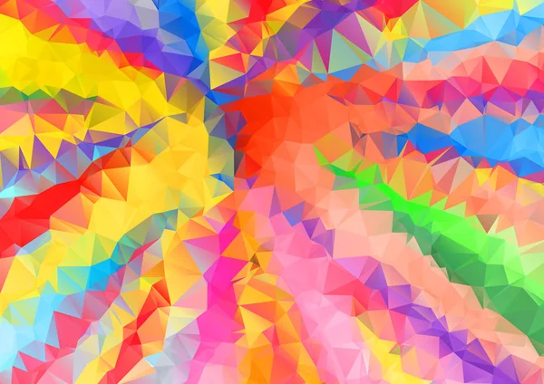 Abstrakter geometrischer Hintergrund dreieckiger Polygone. Retro-Mosaik-Dreieck helle trendige Muster für Web, Business-Vorlage, Broschüre, Karte, Poster, Banner-Design. — Stockvektor
