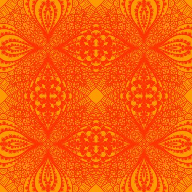 Soyut dekoratif dantel seamless modeli.