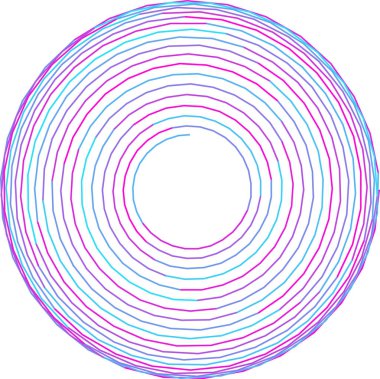 Dekoratif süs şekli.