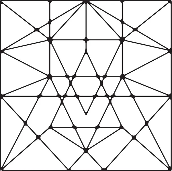 Geometryczny kształt. Święty symbol geometrii abstrakcyjnej. Pierwiastek alchemiczny. Filozofia, motyw religijny. — Wektor stockowy