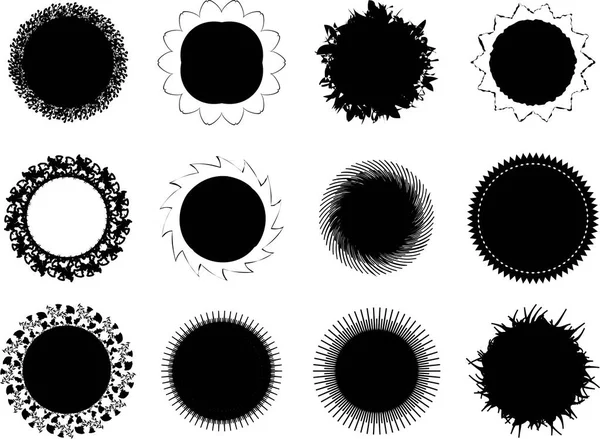 Conjunto de marcos — Archivo Imágenes Vectoriales