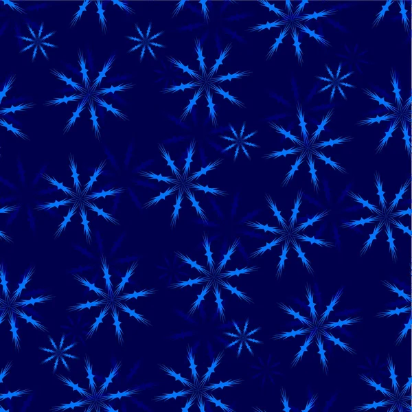 Fond Abstrait Noël Avec Flocons Neige — Image vectorielle