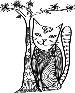 Komik Çizgi Roman Kedisi