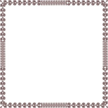 Soyut çerçeve. Tasarım elemanı. Kartlar, davetiyeler, menüler, broşürler, etiketler, web için kullanılabilir.