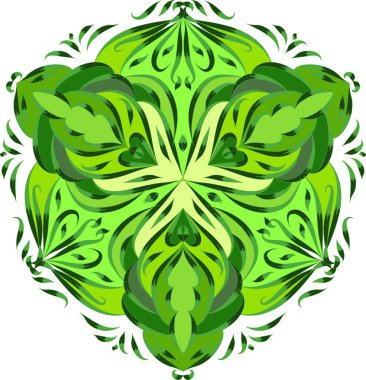 Tasarım için soyut süs ögesi.