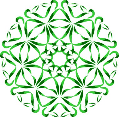 Soyut süslemeli vektör ögesi