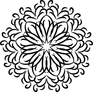 Soyut süslemeli vektör ögesi