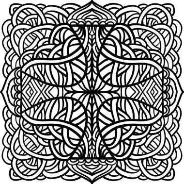 Kelt tarzı soyut süsleme