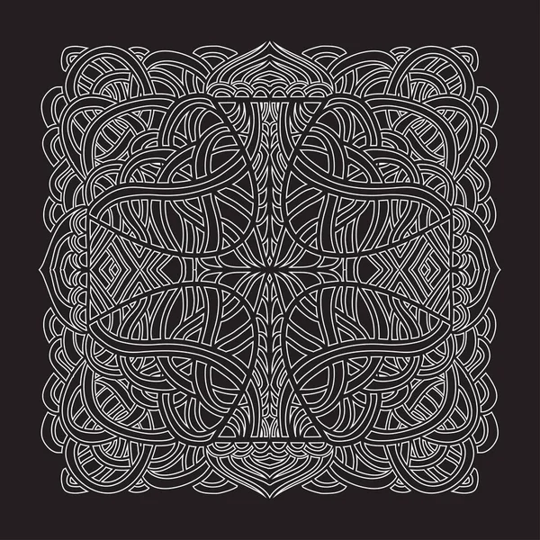 Ornamento astratto in stile celtico — Vettoriale Stock