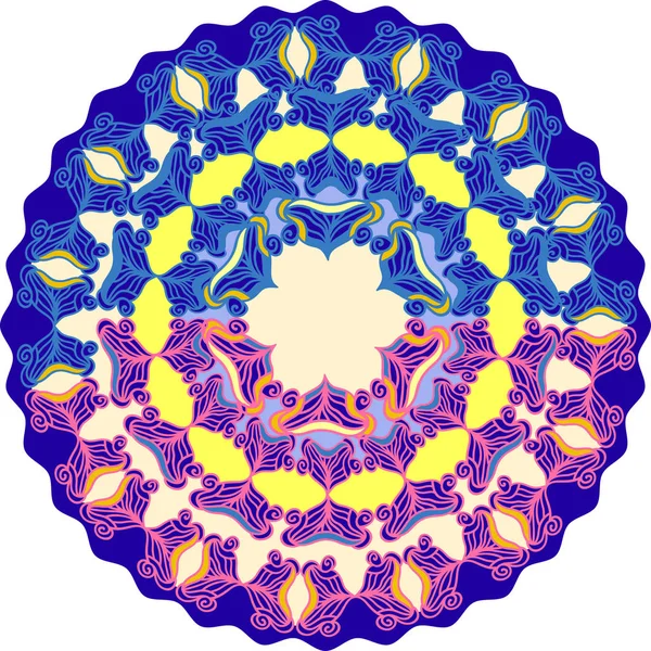 Mandala. Éléments décoratifs vintage . — Image vectorielle