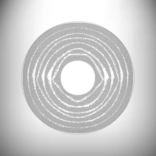 Κύκλος κουκκίδες ράστερ — Διανυσματικό Αρχείο