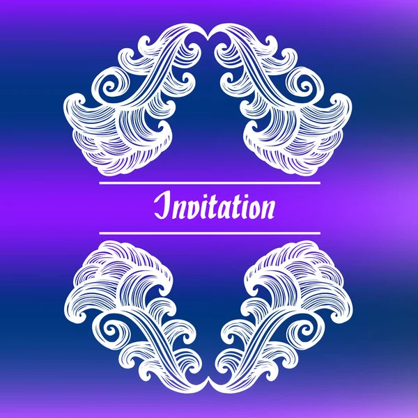 Carte d'invitation. — Image vectorielle