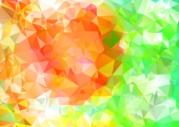 Modèle polygonal coloré de triangles. Gradient géométrique arrière — Image vectorielle