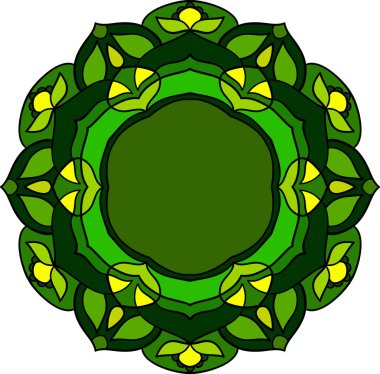 soyut dekoratif çerçeve.