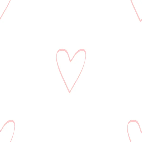 Fondo sin costuras con corazones. Elemento de diseño para póster, banner, etiqueta, web, anuncio . — Archivo Imágenes Vectoriales