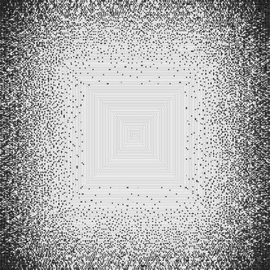 Soyut noktalı siyah beyaz arkaplan. Yarım ton sıkıntılı desen. Küçük yuvarlak noktaların ve parçacıkların Grunge dokusu. Karmaşık koyu kaplama. Yaşlanmış benekli yüzey.
