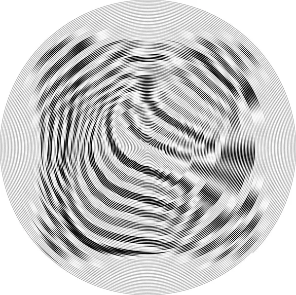 Abstracte zwarte en witte achtergrond. Halftone verontrustend patroon. Grunge textuur van kleine ronde punten en deeltjes. Een rommelige donkere overlay. Verouderd gestippeld oppervlak. — Stockvector