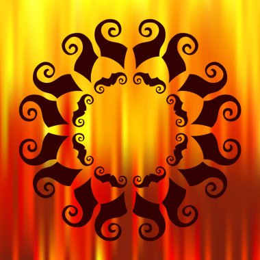 Çerçeveli soyut arkaplan.