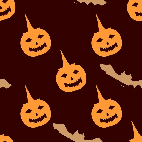 Nahtloser Halloween-Hintergrund. — Stockvektor