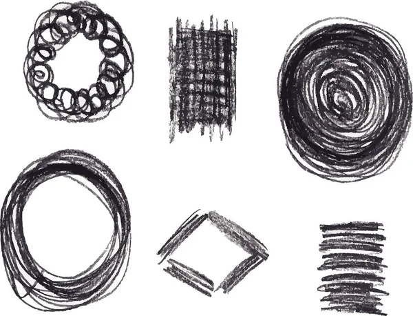 Conjunto de marcos y texturas — Archivo Imágenes Vectoriales