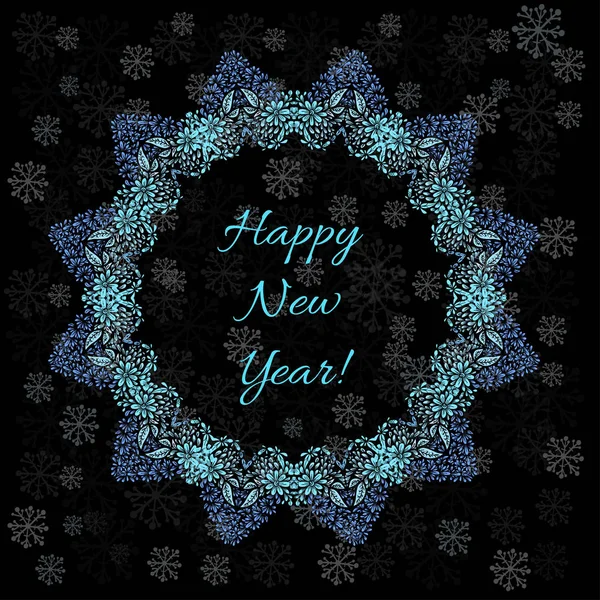 Happy New Year card — Stock Vector