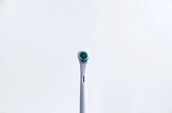 Electrical toothbrush on a white background — Stock Photo, Image