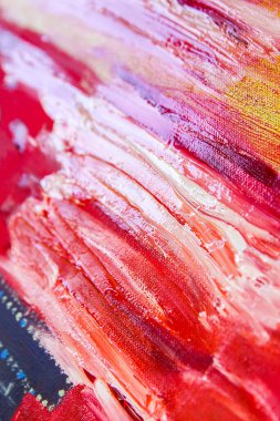 Soyut yağ dokuyu boyar. Taranmış arkaplan. 
