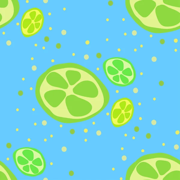 Naadloze Textuur Decoratieve Achtergrond Ontwerp Met Gesneden Citrusvruchten Zomer Kleurrijk — Stockvector