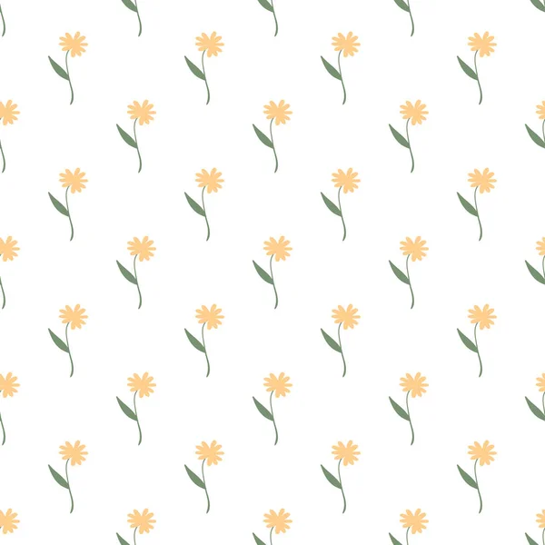 Nahtloses Muster Mit Floralen Elementen Dekorative Textur Mit Rosenblüten Für — Stockvektor