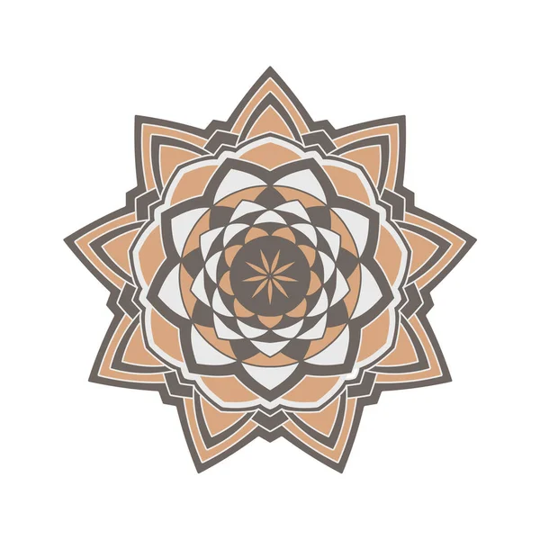 Çiçek mandala renkli dekoratif dantelli desen.