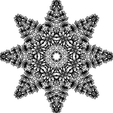 Soyut süs. Grafik tasarım ögesi.