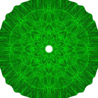 soyut yeşil mandala süsü arkaplanı 