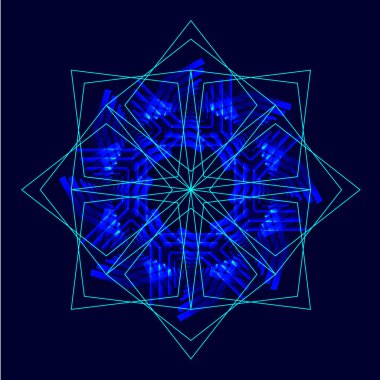 Soyut parlak mavi arkaplan.